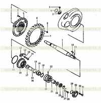 Звёздочка и вал Звёздочка и вал